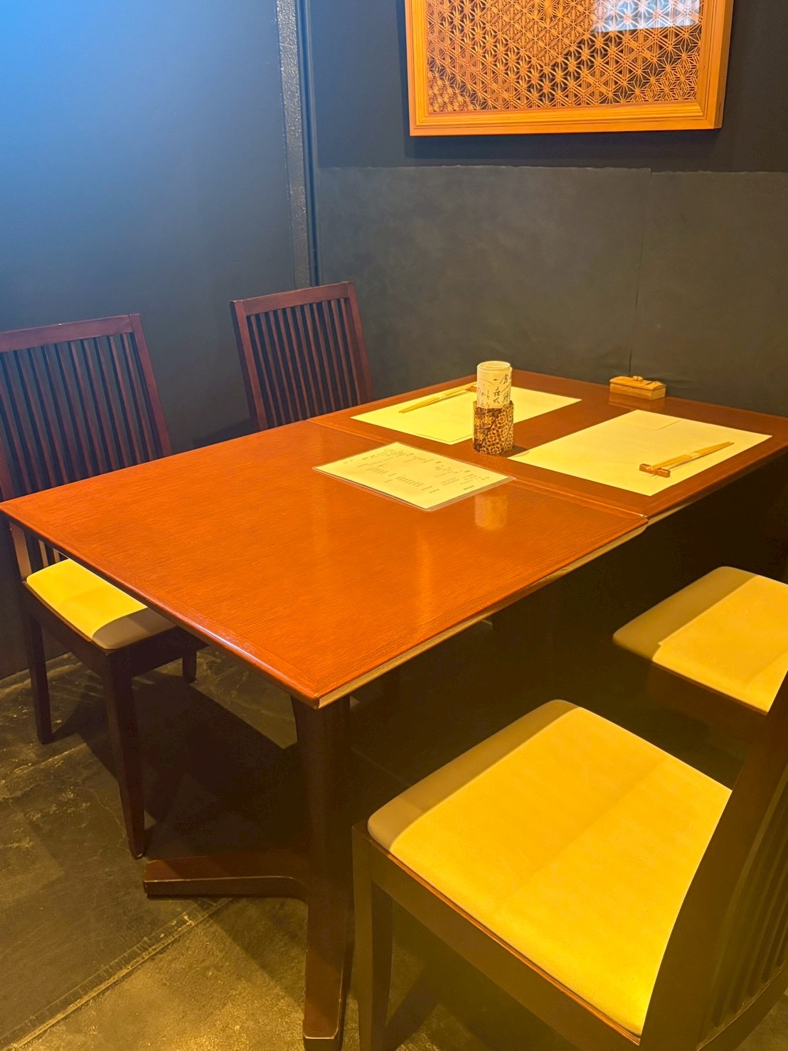 店内の設え